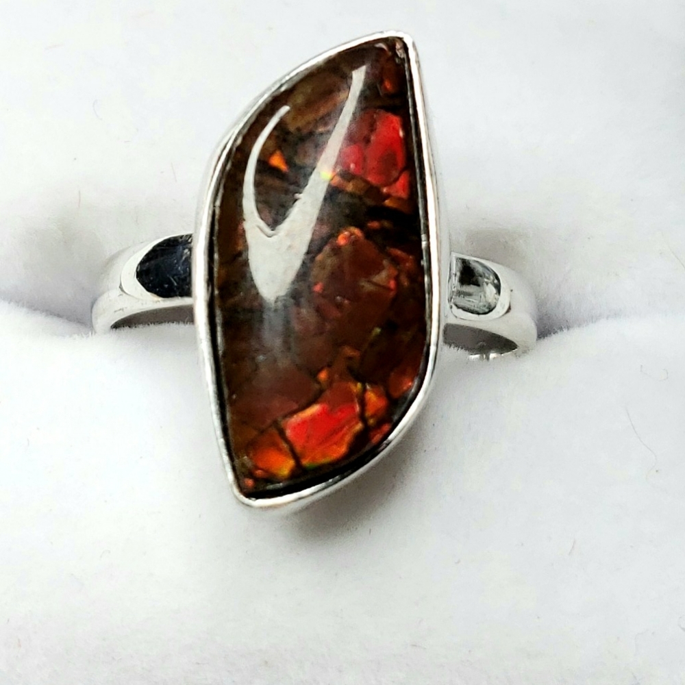 ☆Sterling silver Ammolite ring